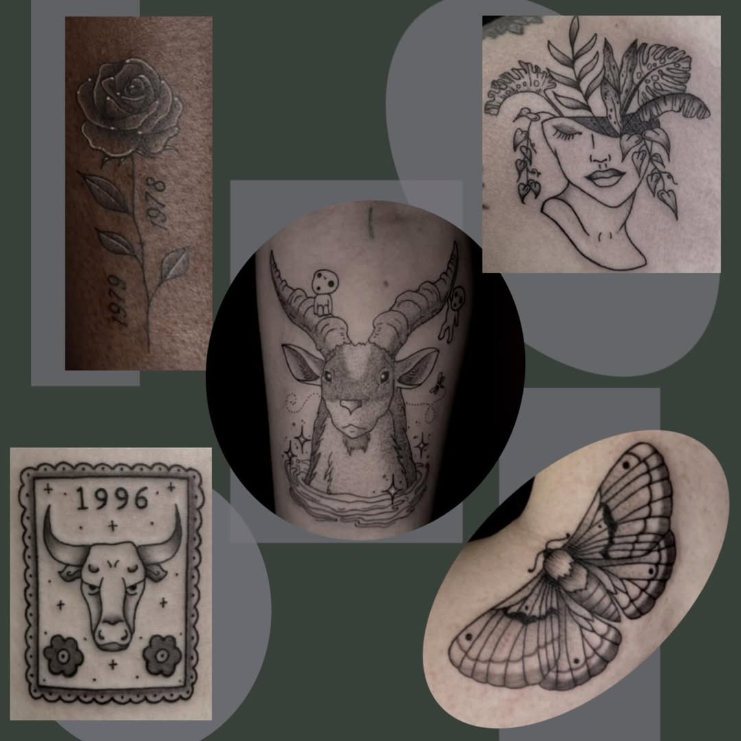 Tattoo by @spicy_sugarrr_tattoos — illustrative, black_and_grey