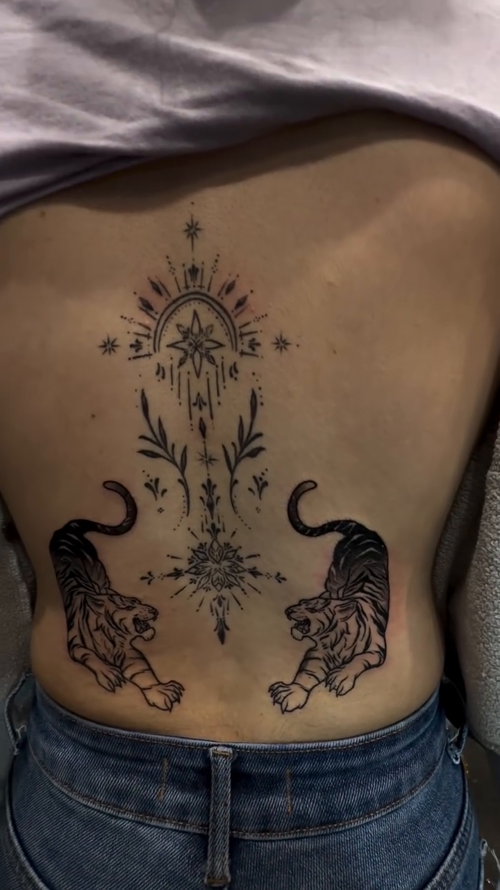 Tattoo by @tattoobern_ — illustrative, black_and_grey