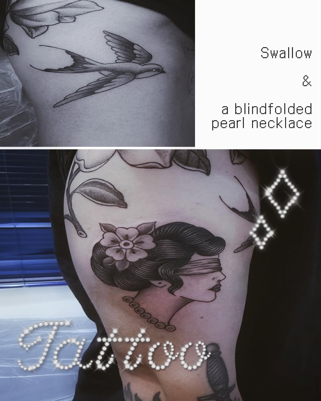 Tattoo by @yun.maeng_ttt — american_traditional, black_and_grey