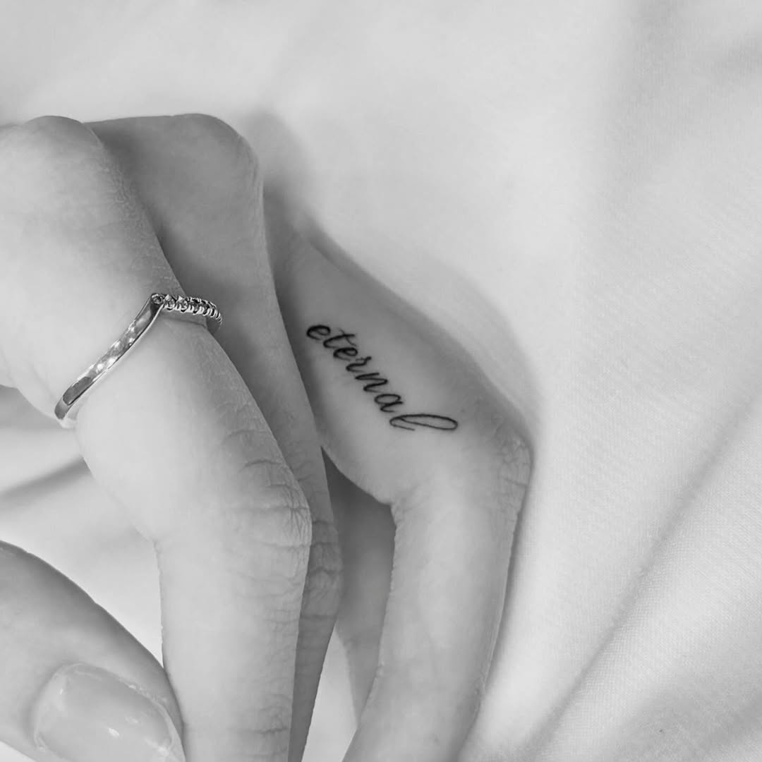 Tattoo by @maru_ttttt — lettering_script, fine_line
