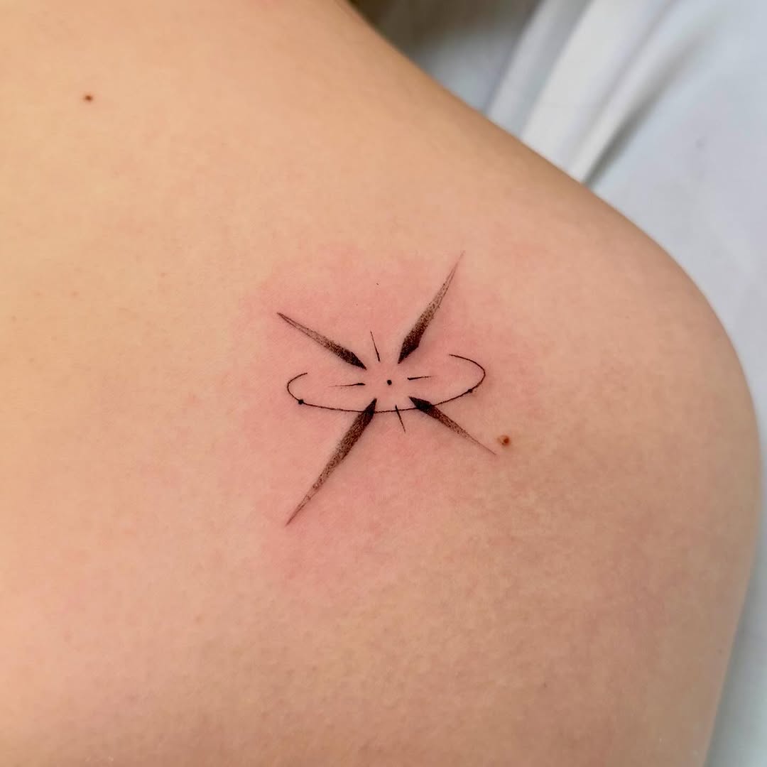 Tattoo by @maru_ttttt — fine_line, minimalist