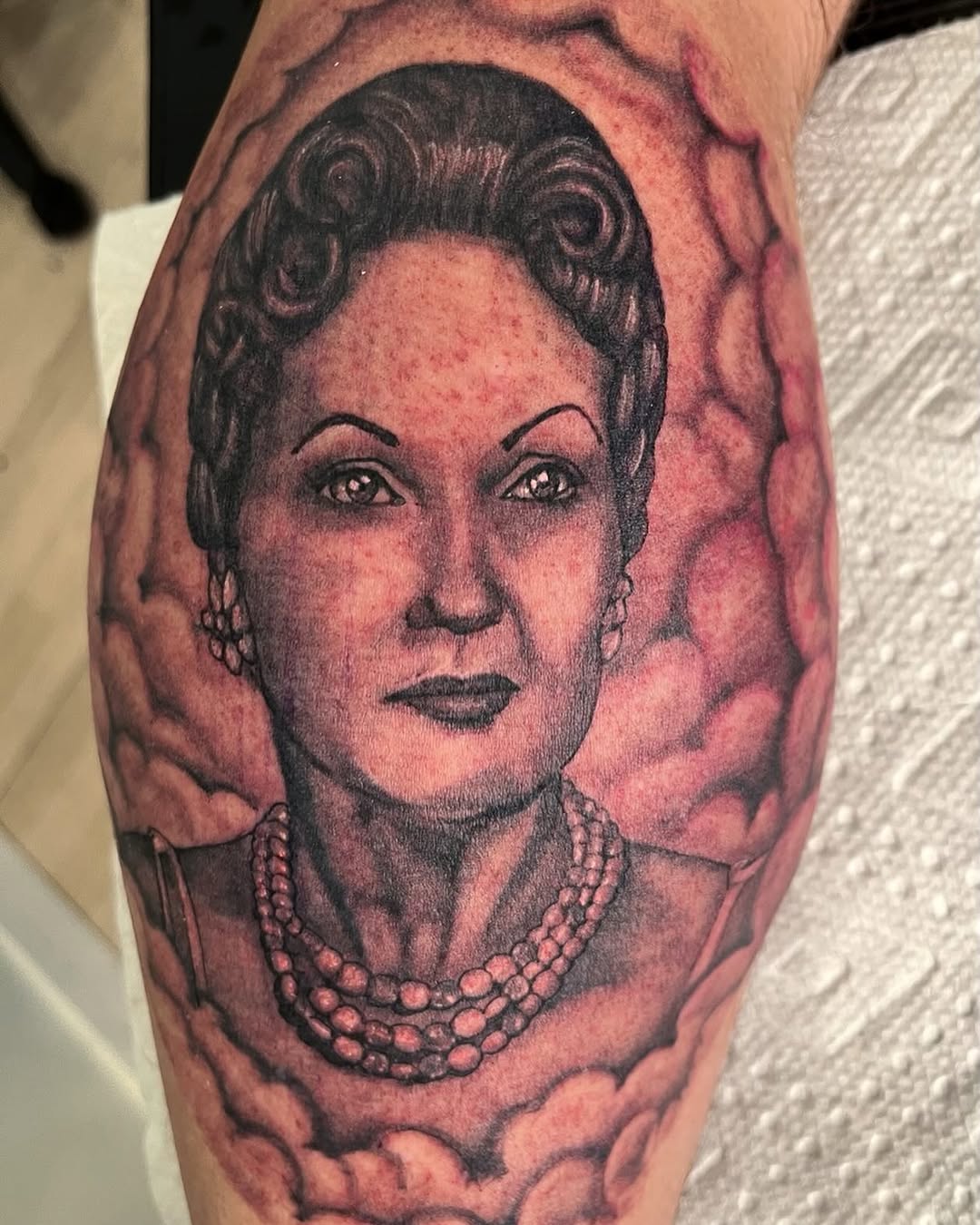 Tattoo by @dl.tattooos — realism, black_and_grey