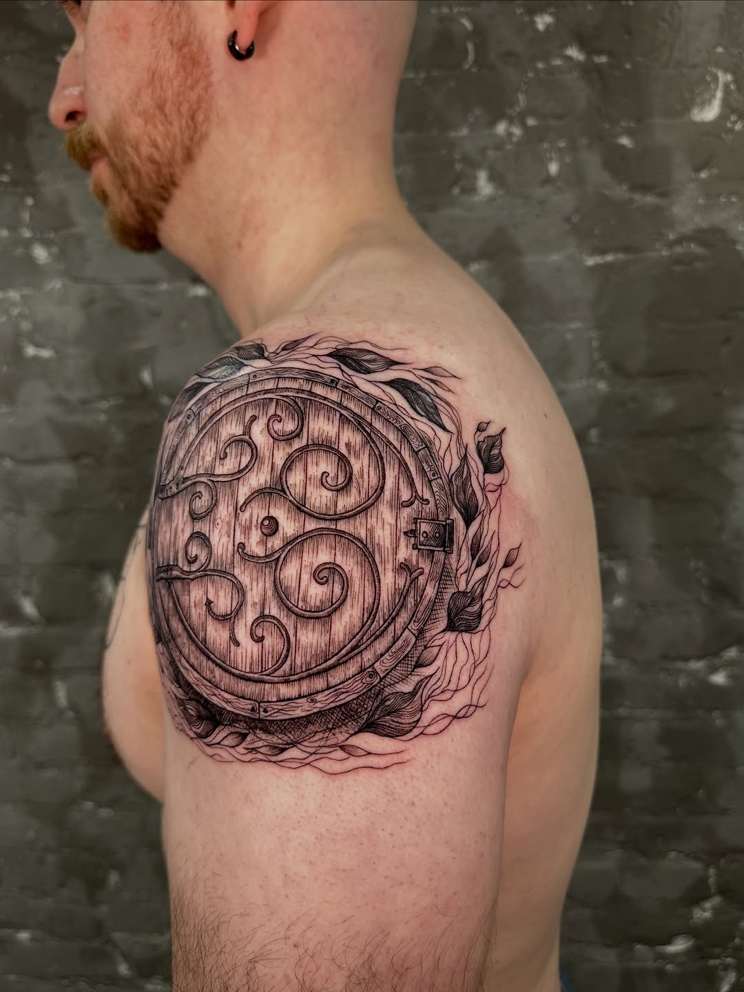 Tattoo by @dayana_tattooartist — black_and_grey, realism
