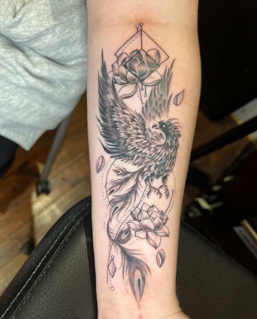Tattoo by @susantattoo — black_and_grey, realism