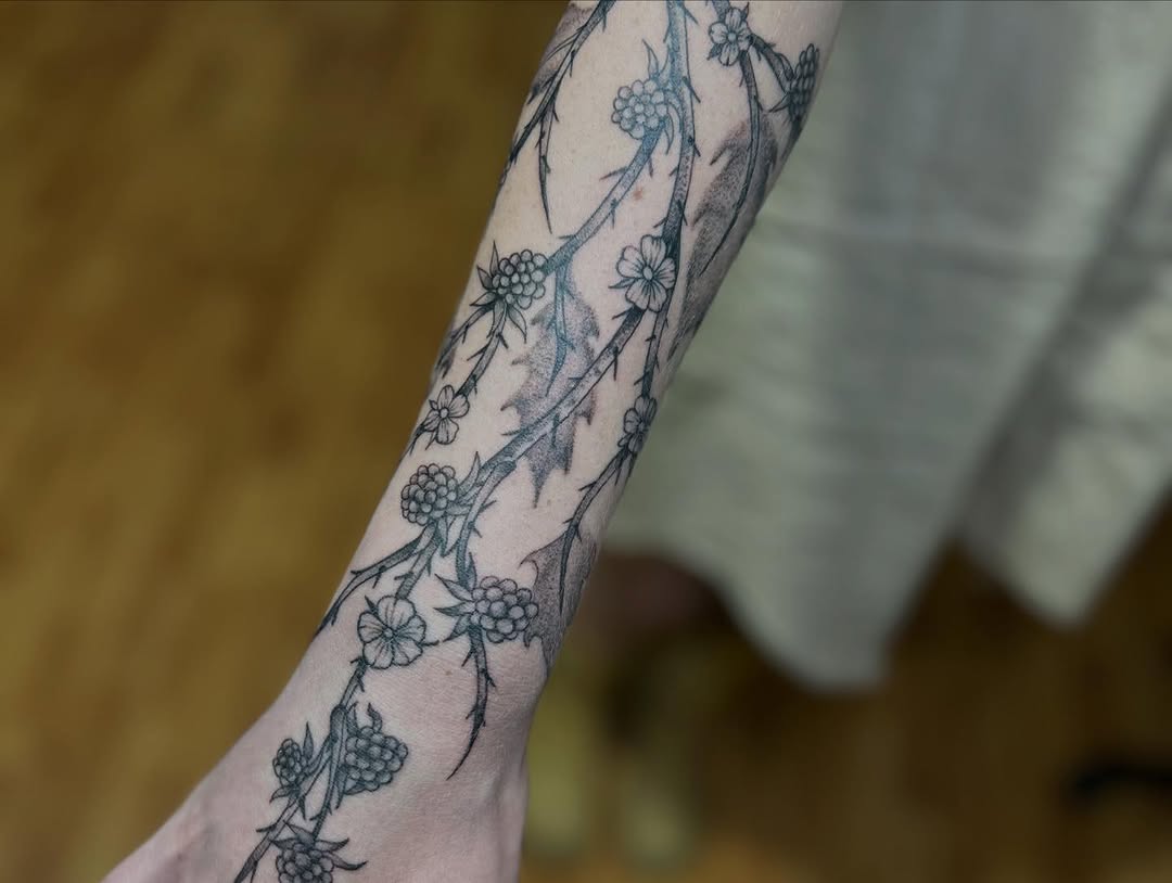 Tattoo by @barrotattooer — black_and_grey