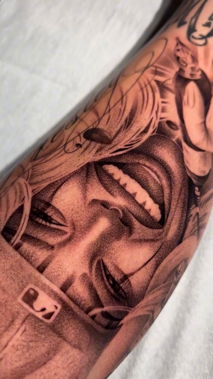 Tattoo by @dragonink.tattoos — black_and_grey, realism