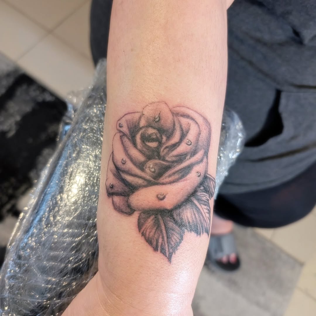 Tattoo by @freelanceink14 — black_and_grey, realism