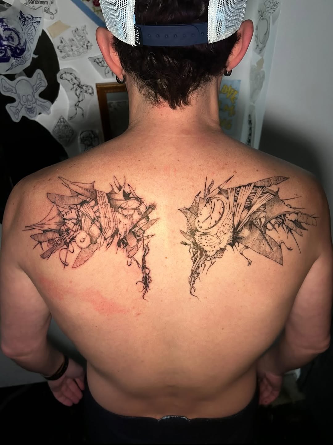 Tattoo by @rickymodelo — black_and_grey, illustrative