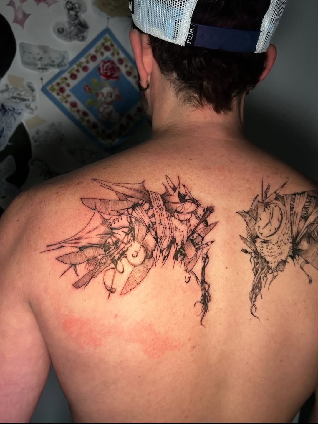 Tattoo by @rickymodelo — black_and_grey, illustrative