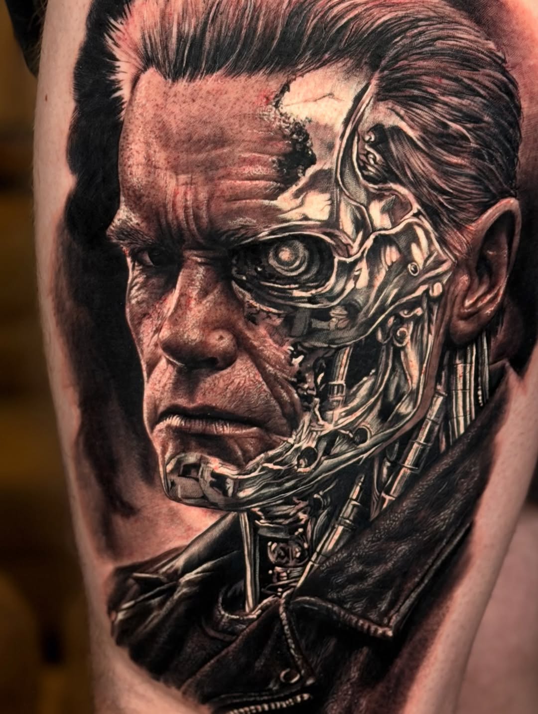 Tattoo by @josemanoel_sopelaartetattoo โ realism, black_and_grey