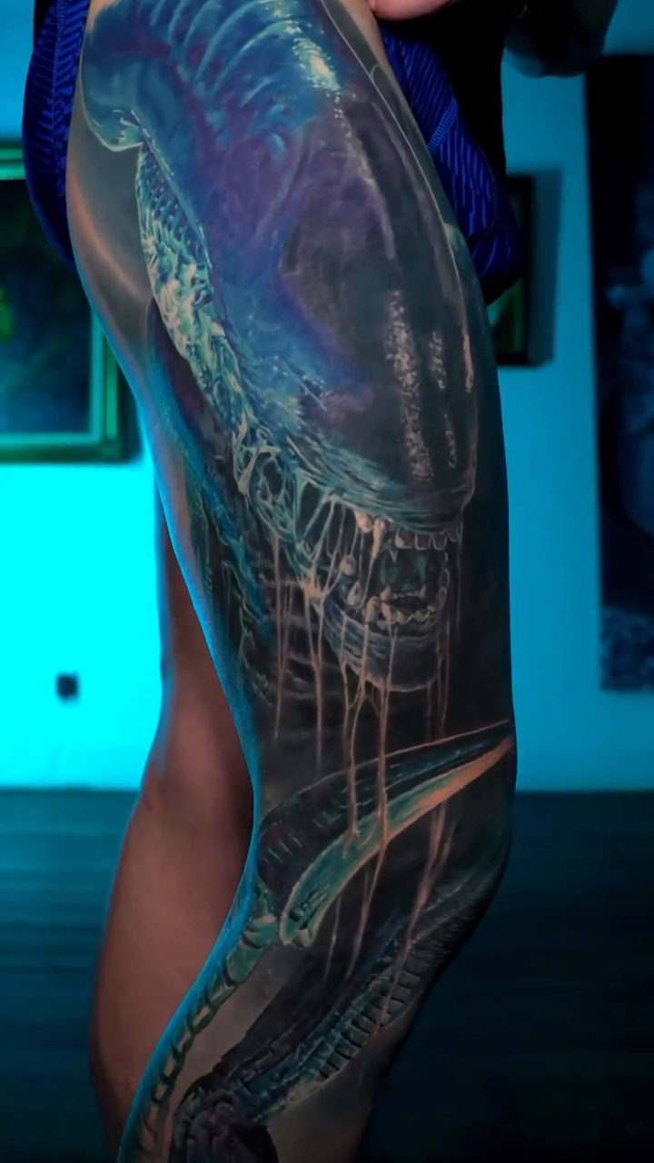 Tattoo by @josecamarillotattoos — dark_realism, black_and_grey