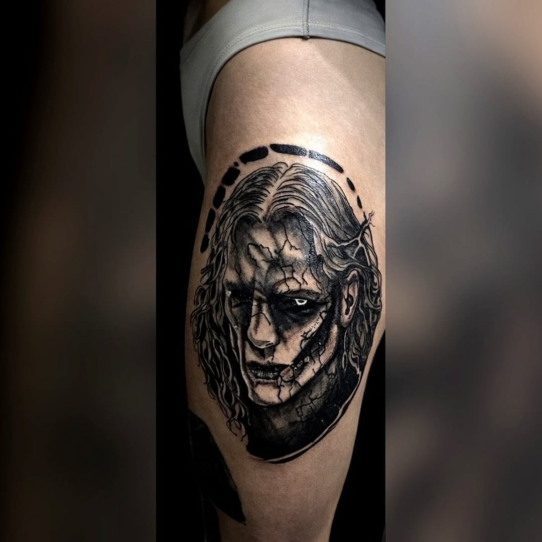 Tattoo by @konorvalentine — dark_realism, black_and_grey