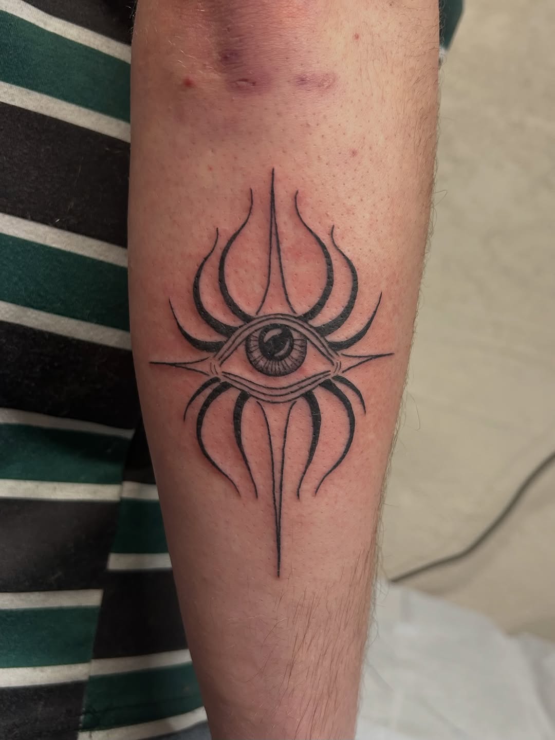 Tattoo by @mayberry.ink — black_and_grey, ornamental