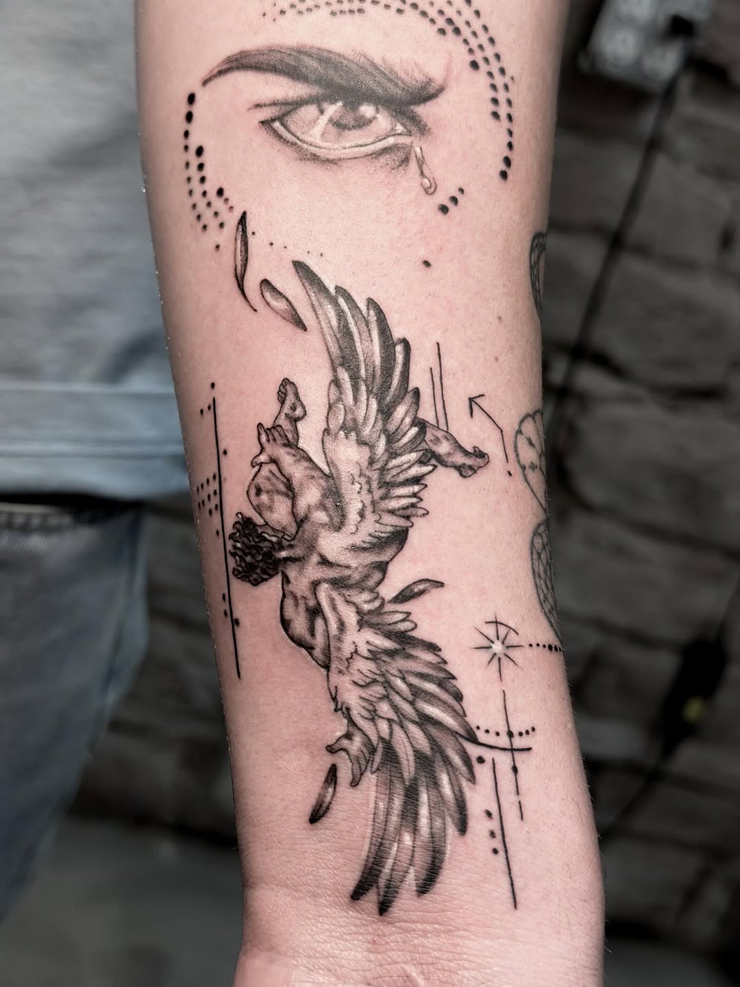 Tattoo by @tattoo_ihselh โ black_and_grey