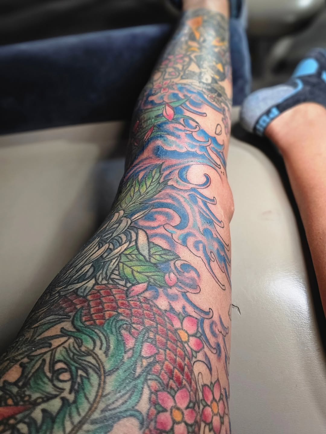 Tattoo by @deirdreaikin — japanese_irezumi, black_and_grey