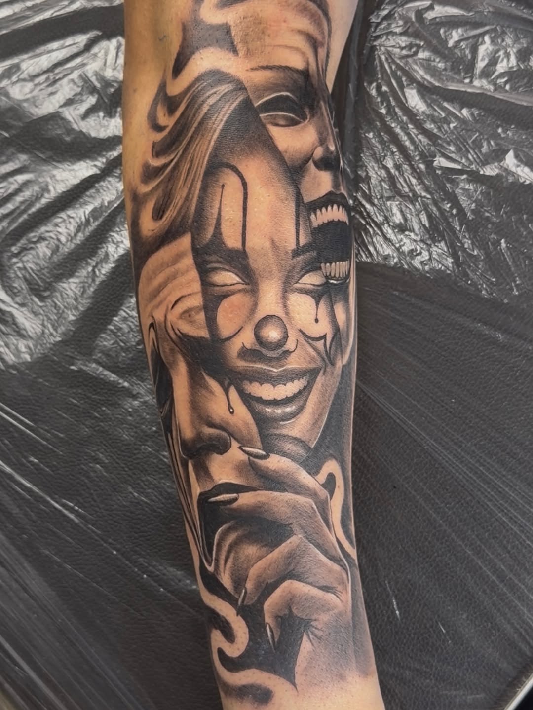 Tattoo by @loboink_ — black_and_grey, realism