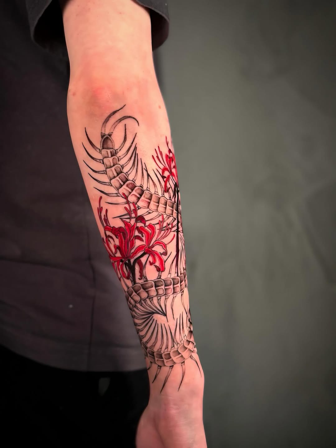 Tattoo by @ethanlundtattooing — japanese_irezumi, black_and_grey