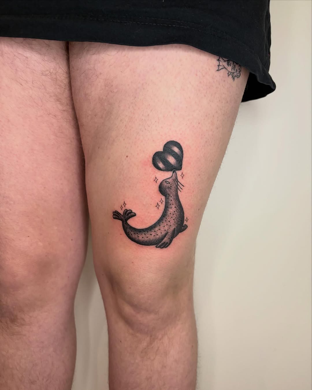Tattoo by @the.end.illustration — black_and_grey, illustrative
