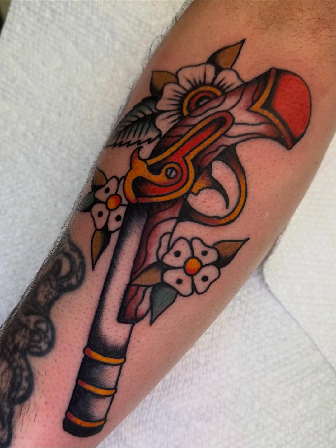 Tattoo by @babyjesus_tattoos — american_traditional, illustrative