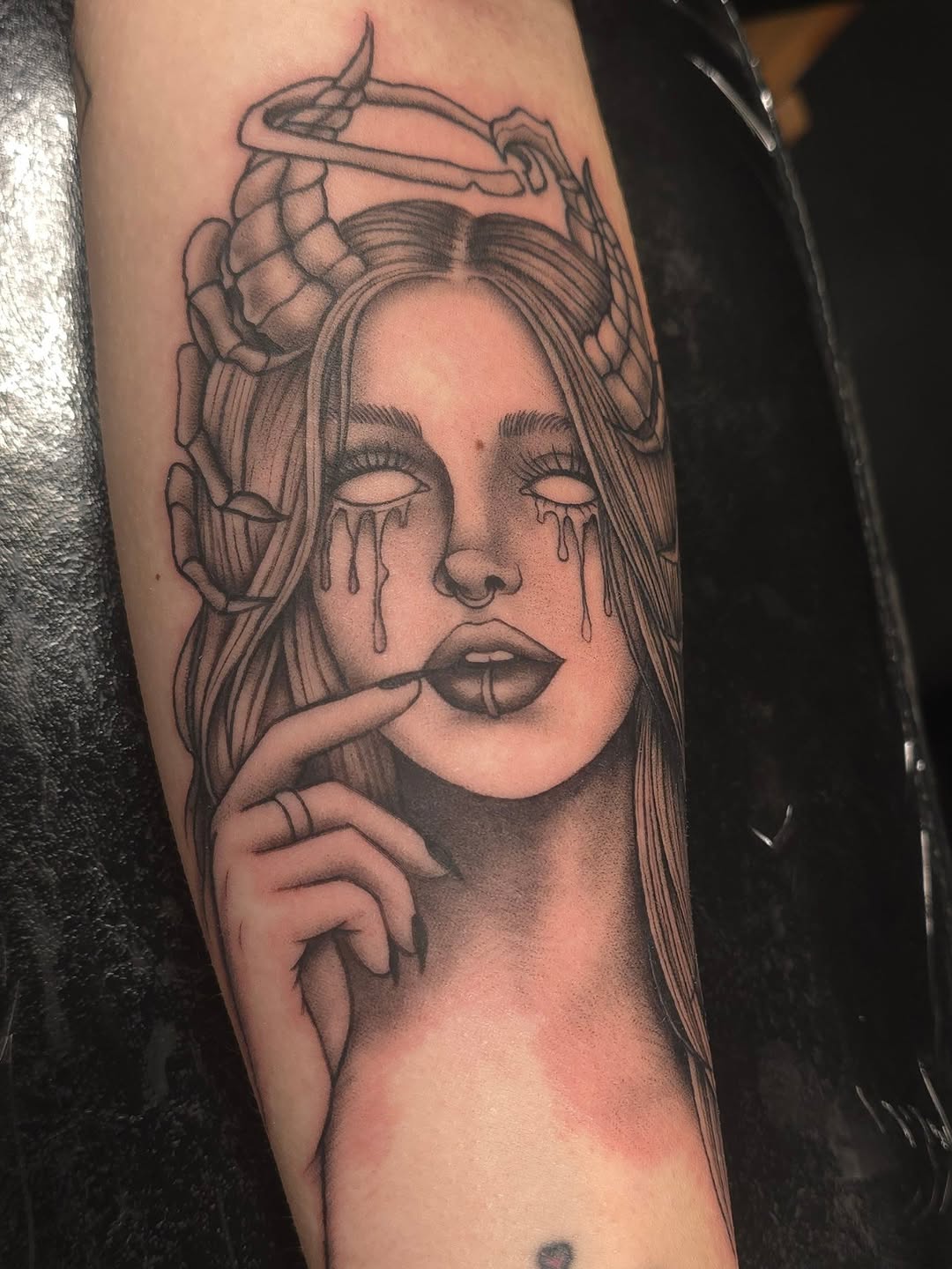 Tattoo by @tattoos_bytrinity — black_and_grey