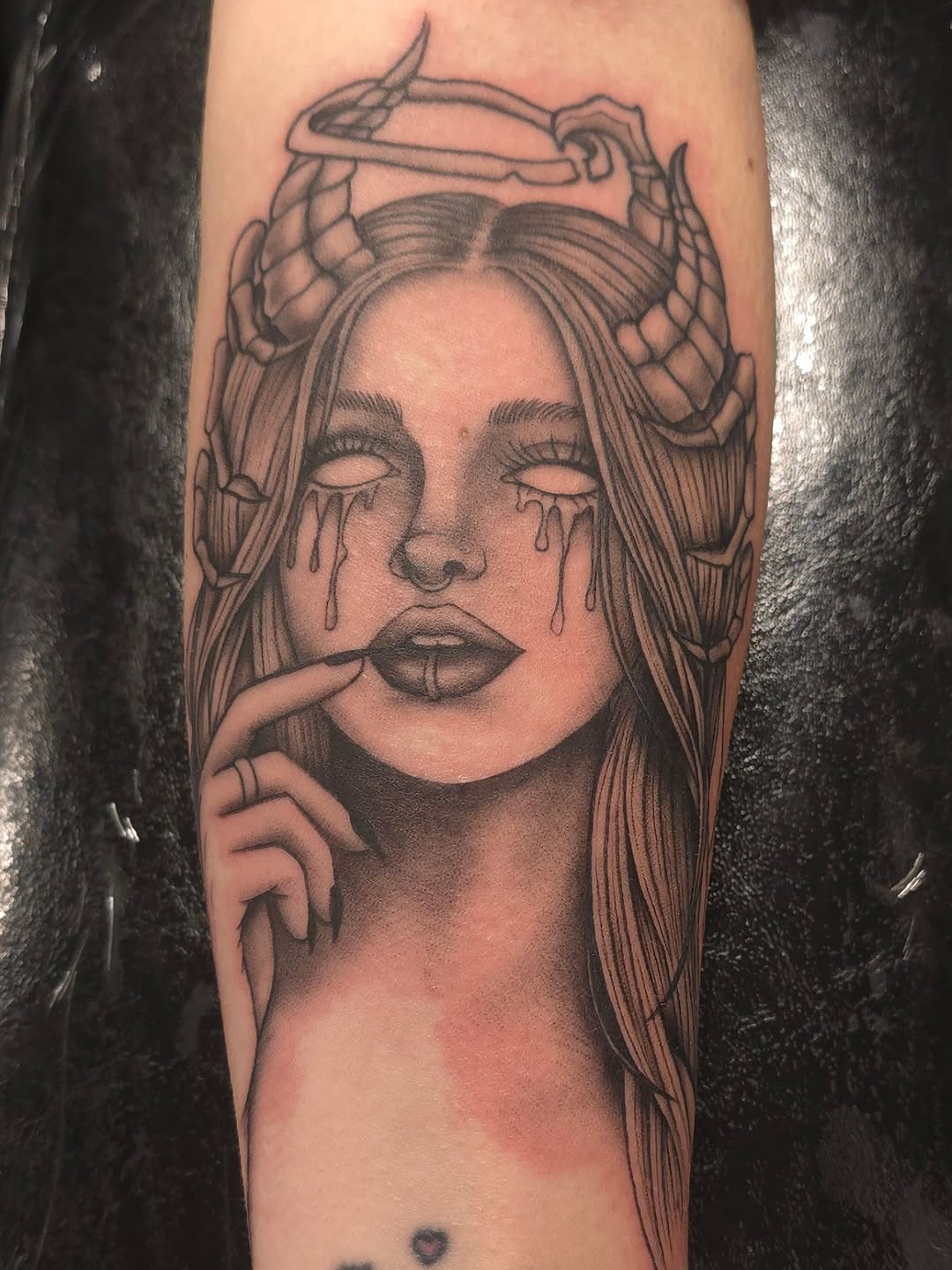 Tattoo by @tattoos_bytrinity — black_and_grey