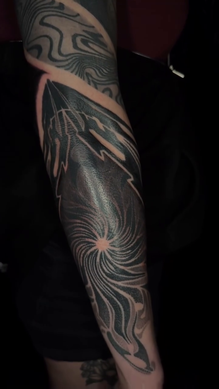 Tattoo by @wes_does_stuff — black_and_grey, geometric