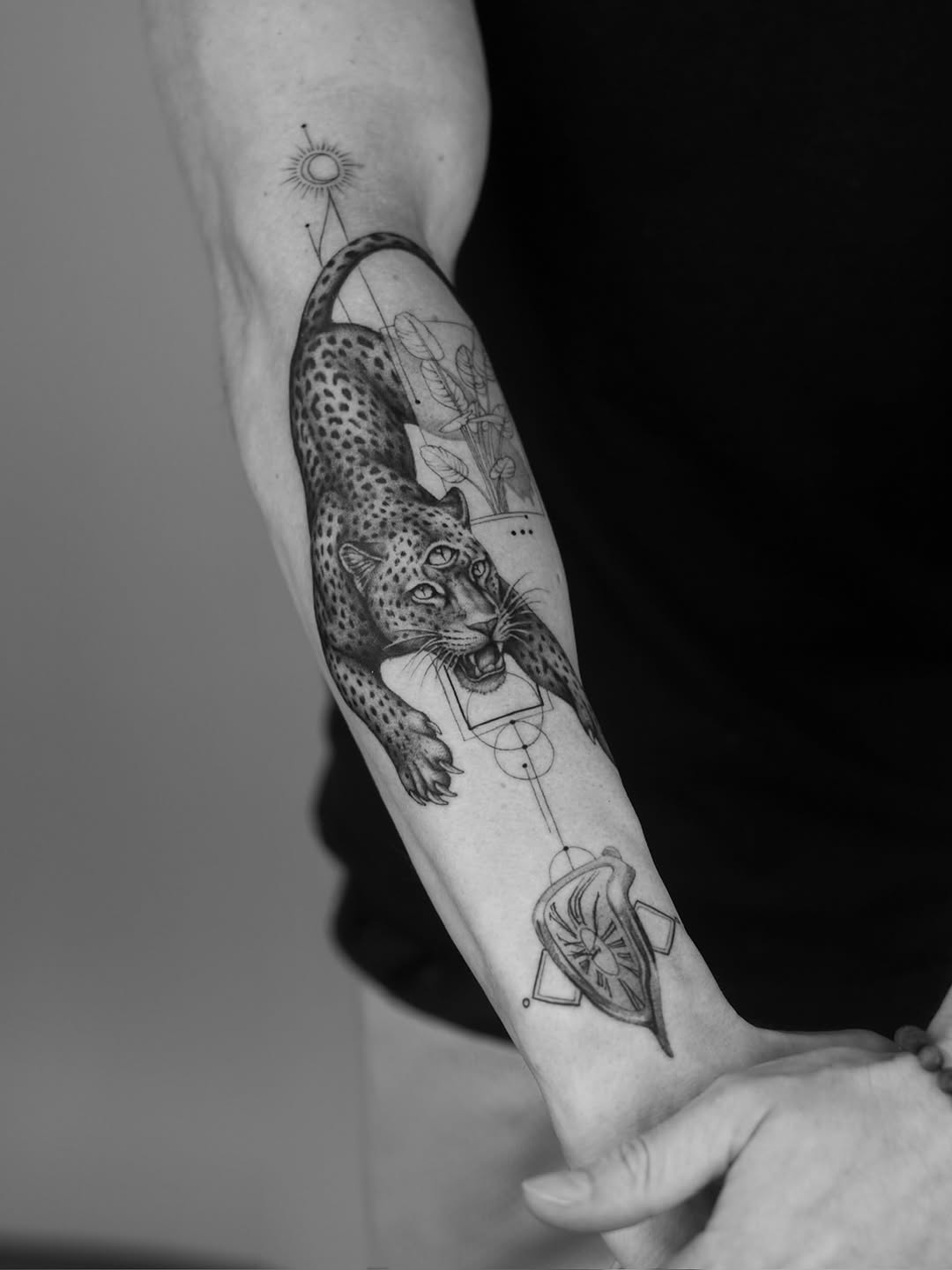 Tattoo by @moroztattooing — black_and_grey, illustrative