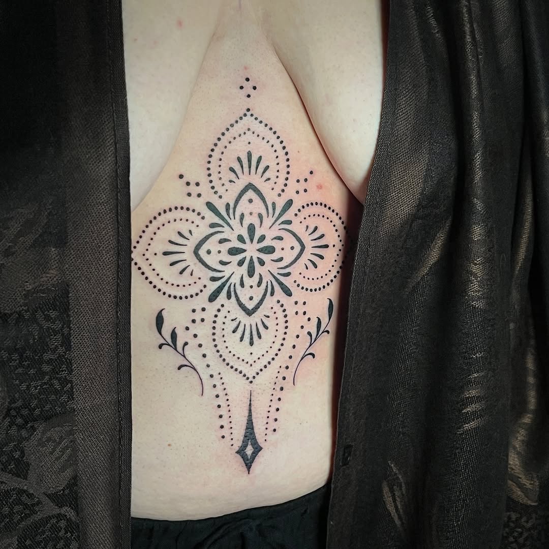 Tattoo by @maya.wild.art โ dotwork, ornamental