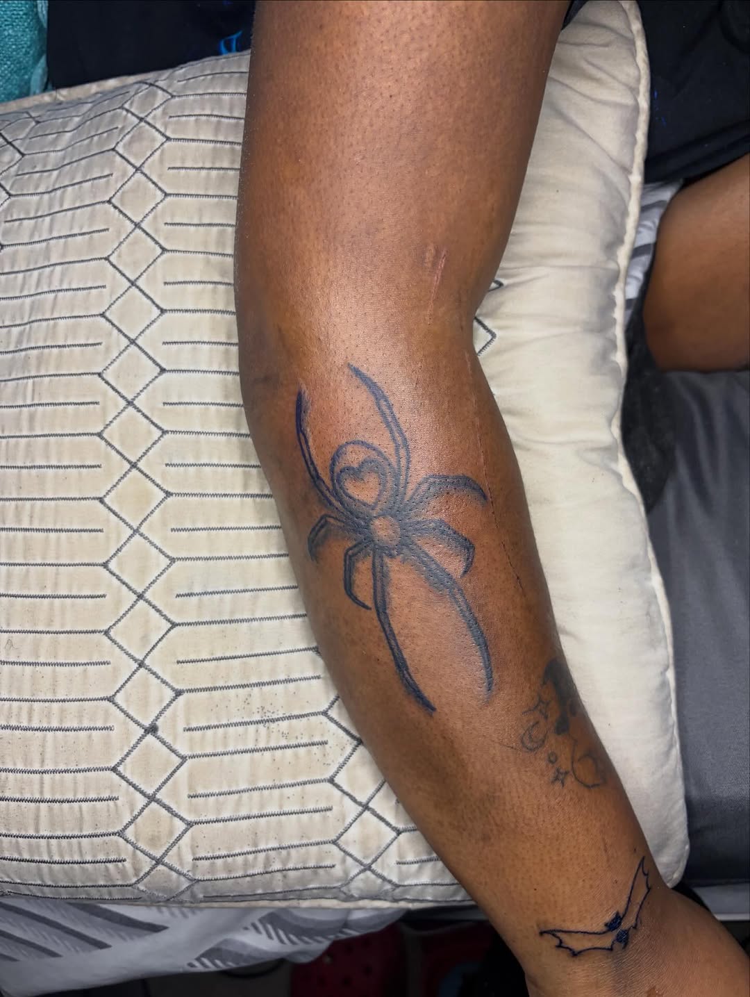 Tattoo by @blacksaddleink — illustrative, fine_line
