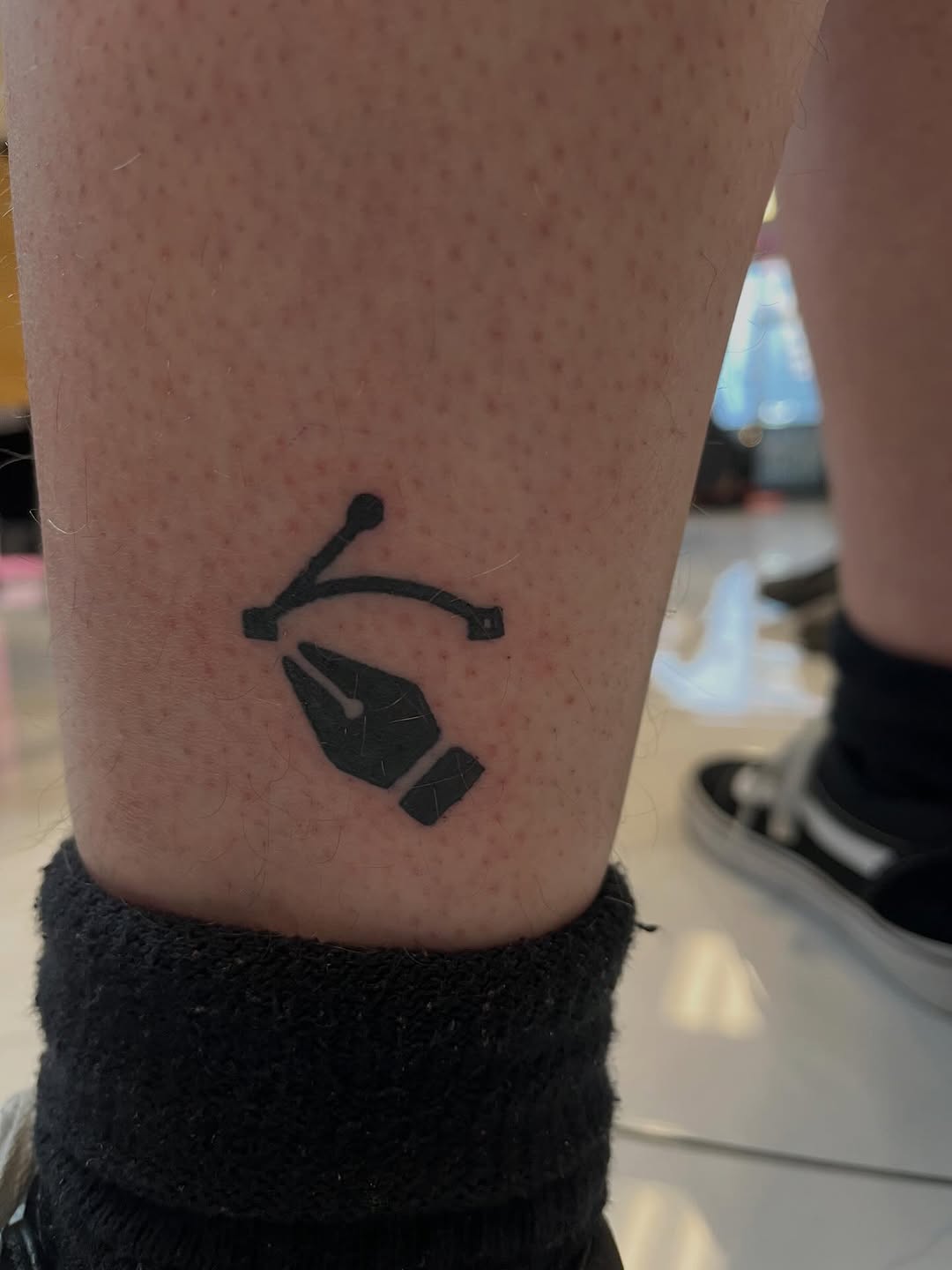 Tattoo by @avant_anthony — blackwork