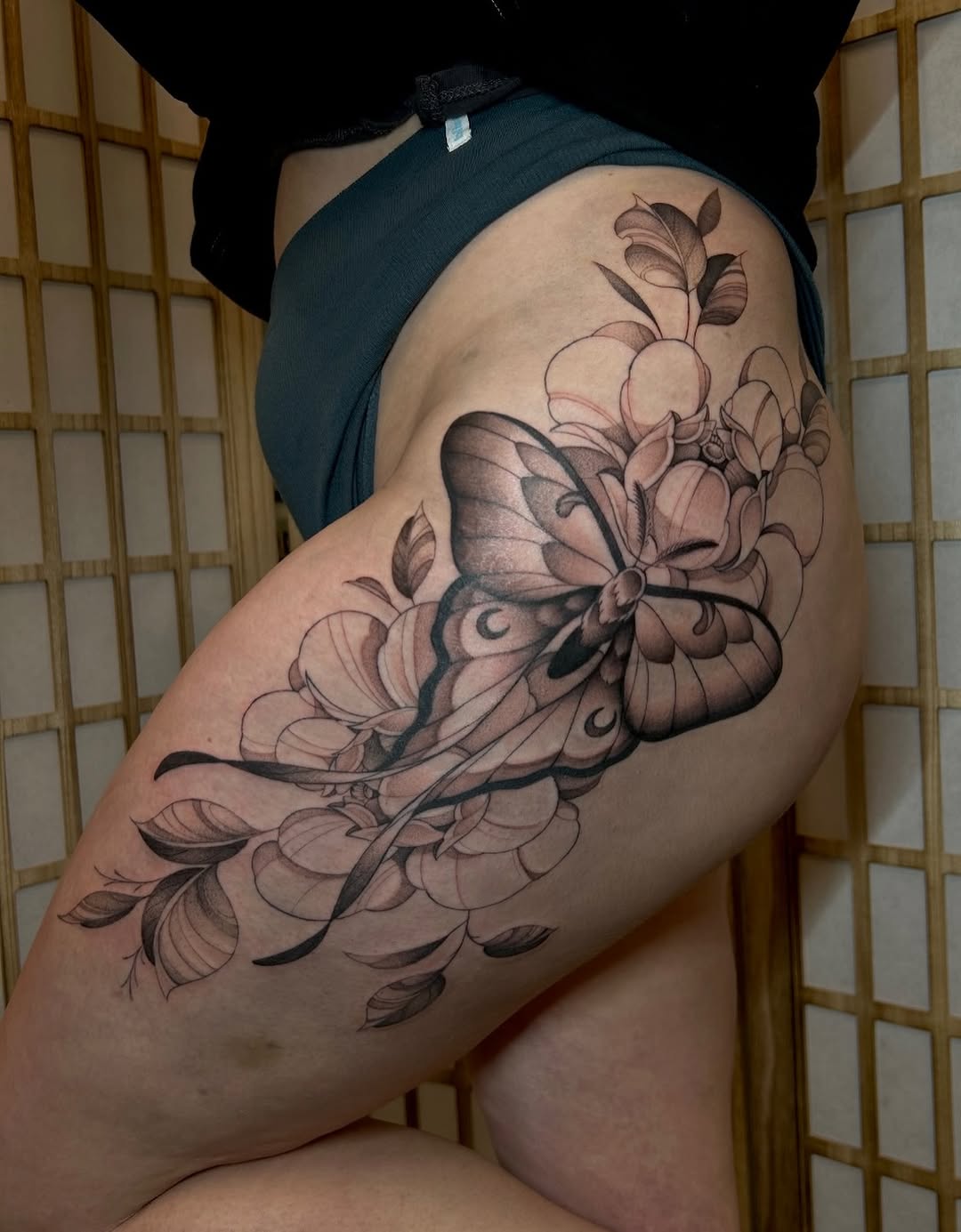 Tattoo by @tattoosbyalyssa — black_and_grey, realism