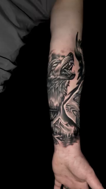 Tattoo by @svityktattoo_msk — realism, black_and_grey
