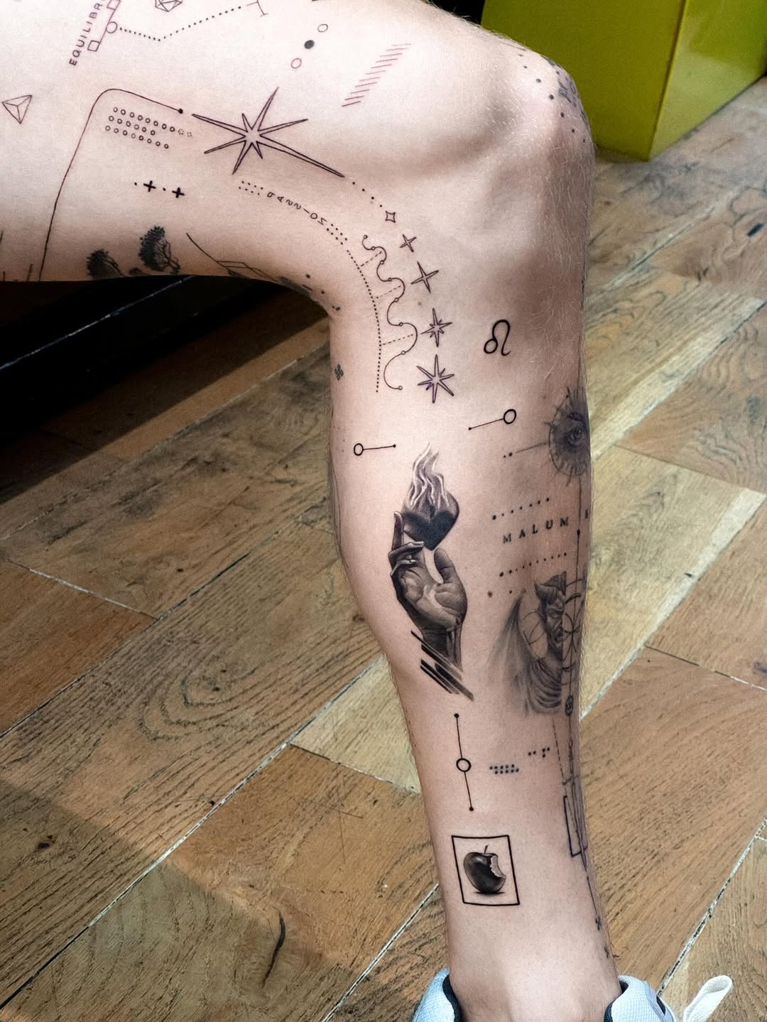 Tattoo by @dannyptattoos โ fine_line, black_and_grey