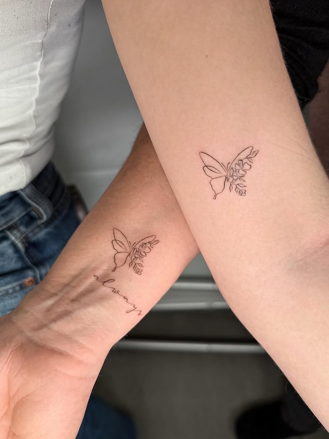 Tattoo by @catmorfin.tattoo — fine_line, lettering_script