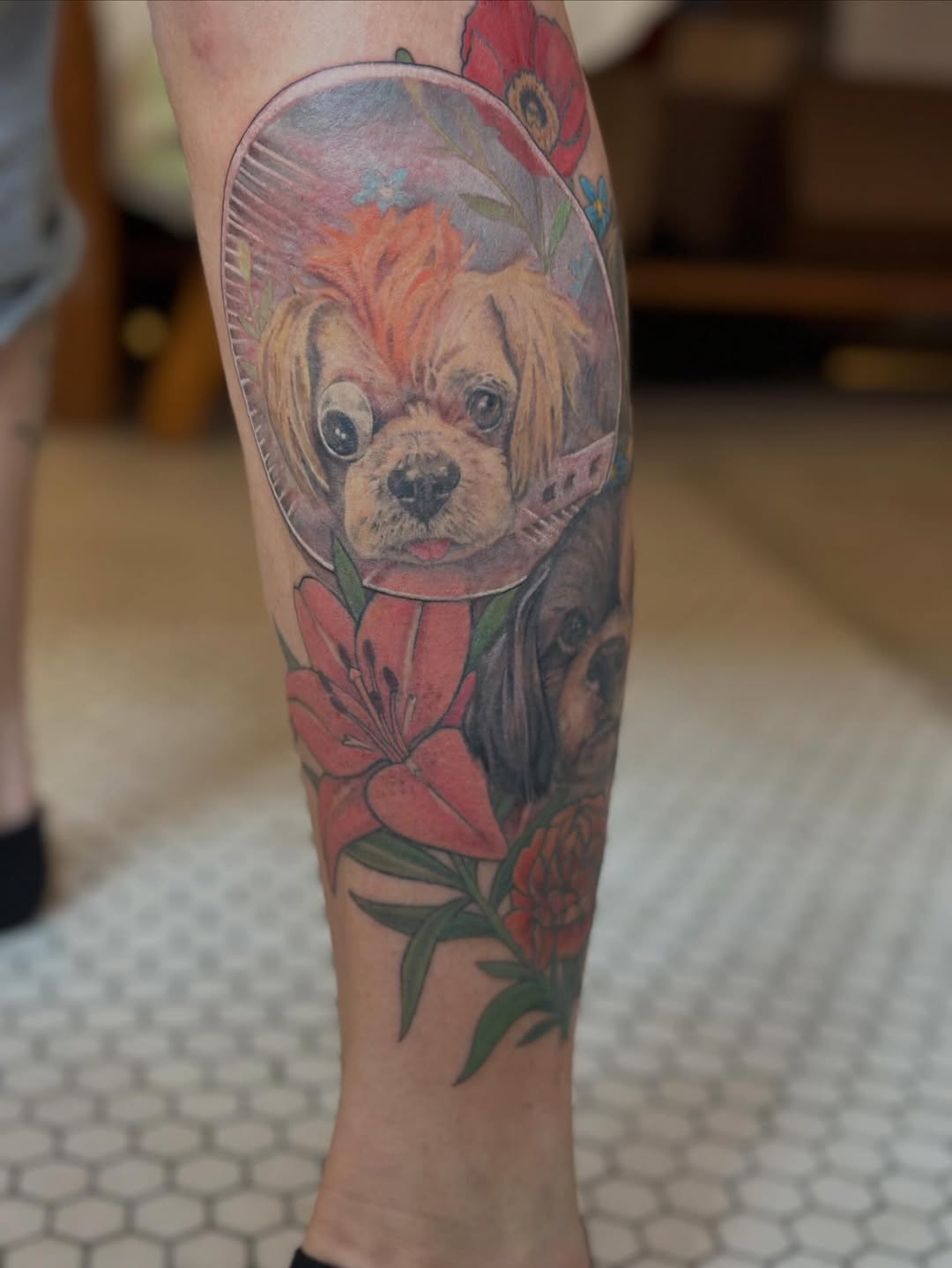 Tattoo by @sunflowergirltat2_ — realism, illustrative