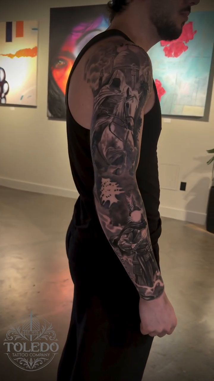 Tattoo by @kodiklotattoos — dark_realism, black_and_grey