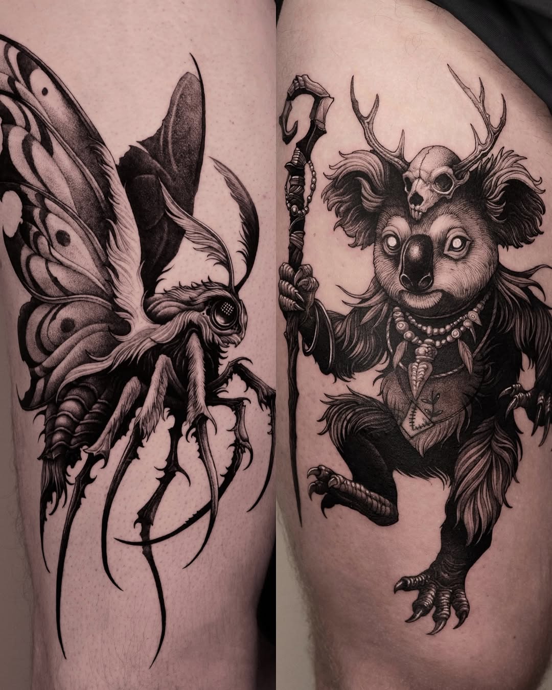Tattoo by @47volt β dark_realism, black_and_grey