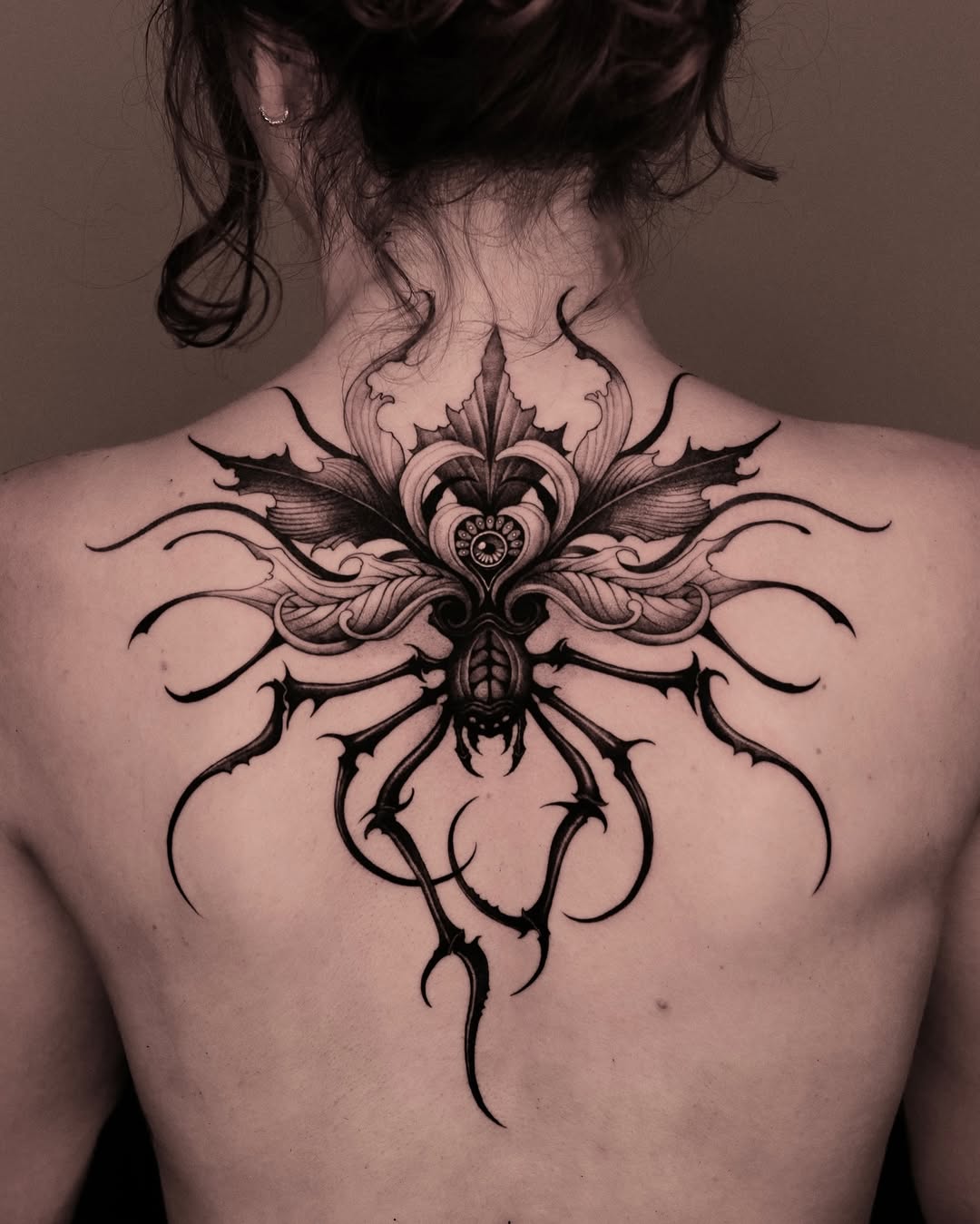 Tattoo by @47volt β black_and_grey, dark_realism