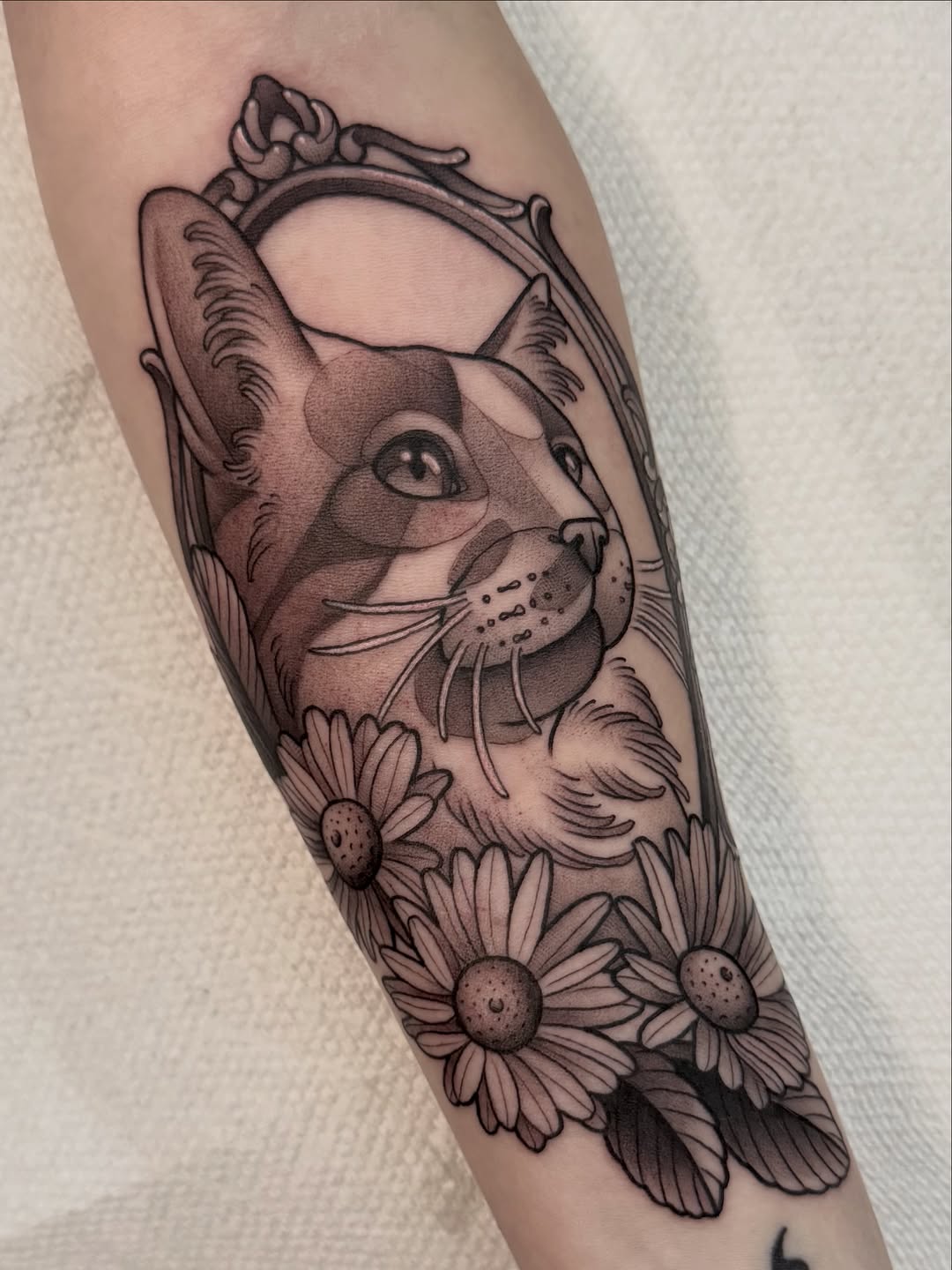 Tattoo by @amyjeantattoos — realism, black_and_grey
