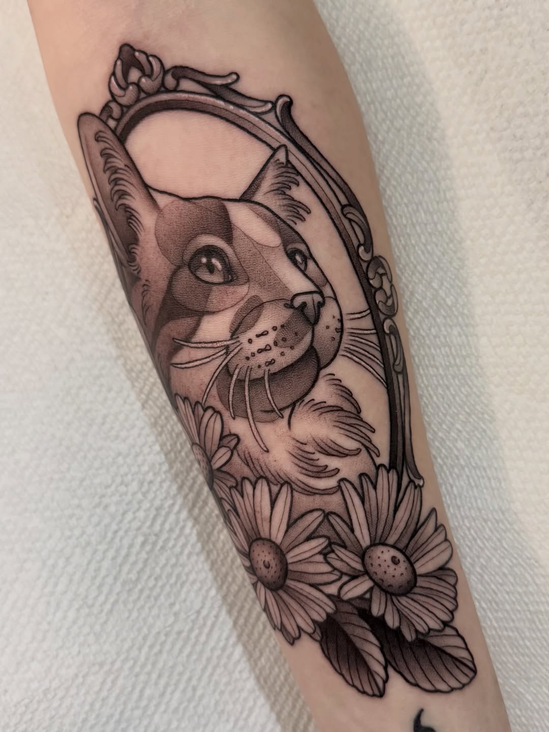 Tattoo by @amyjeantattoos — black_and_grey, realism