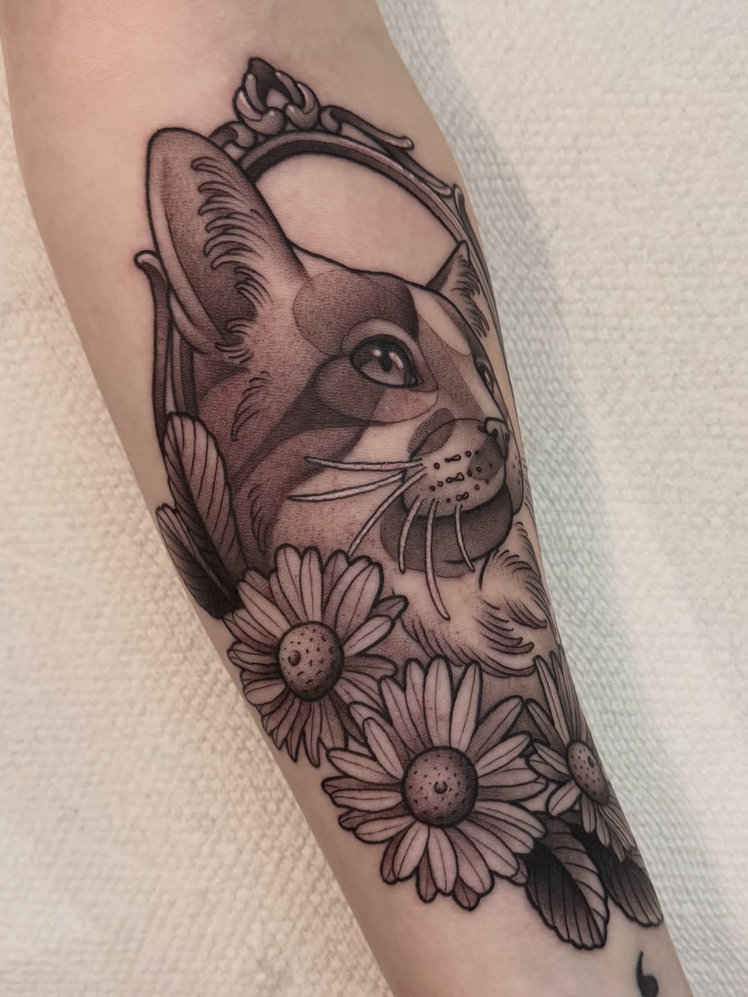 Tattoo by @amyjeantattoos — black_and_grey, realism