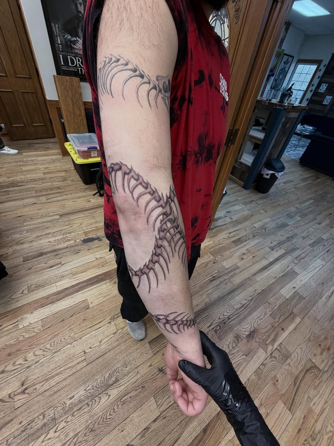 Tattoo by @tats_by_marie — blackwork