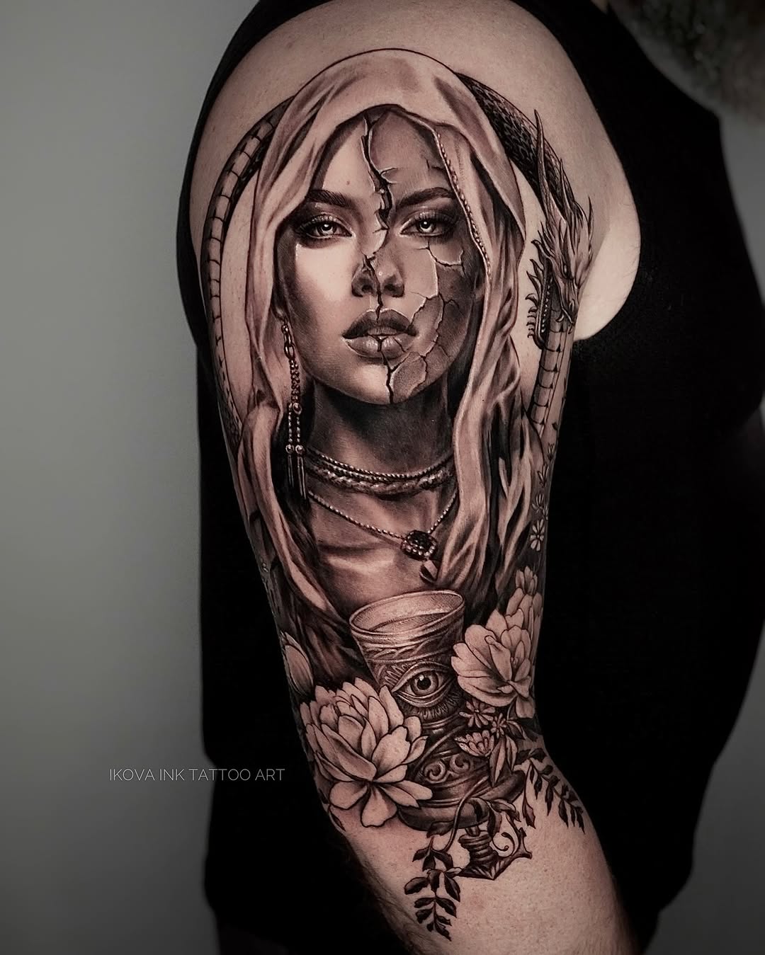Tattoo by @ikova_ink β realism, dark_realism