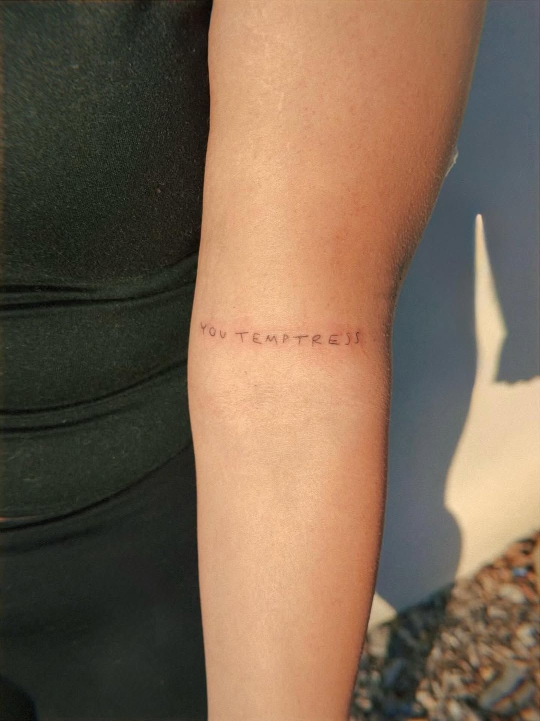 Tattoo by @styles.bykyles — fine_line, lettering_script