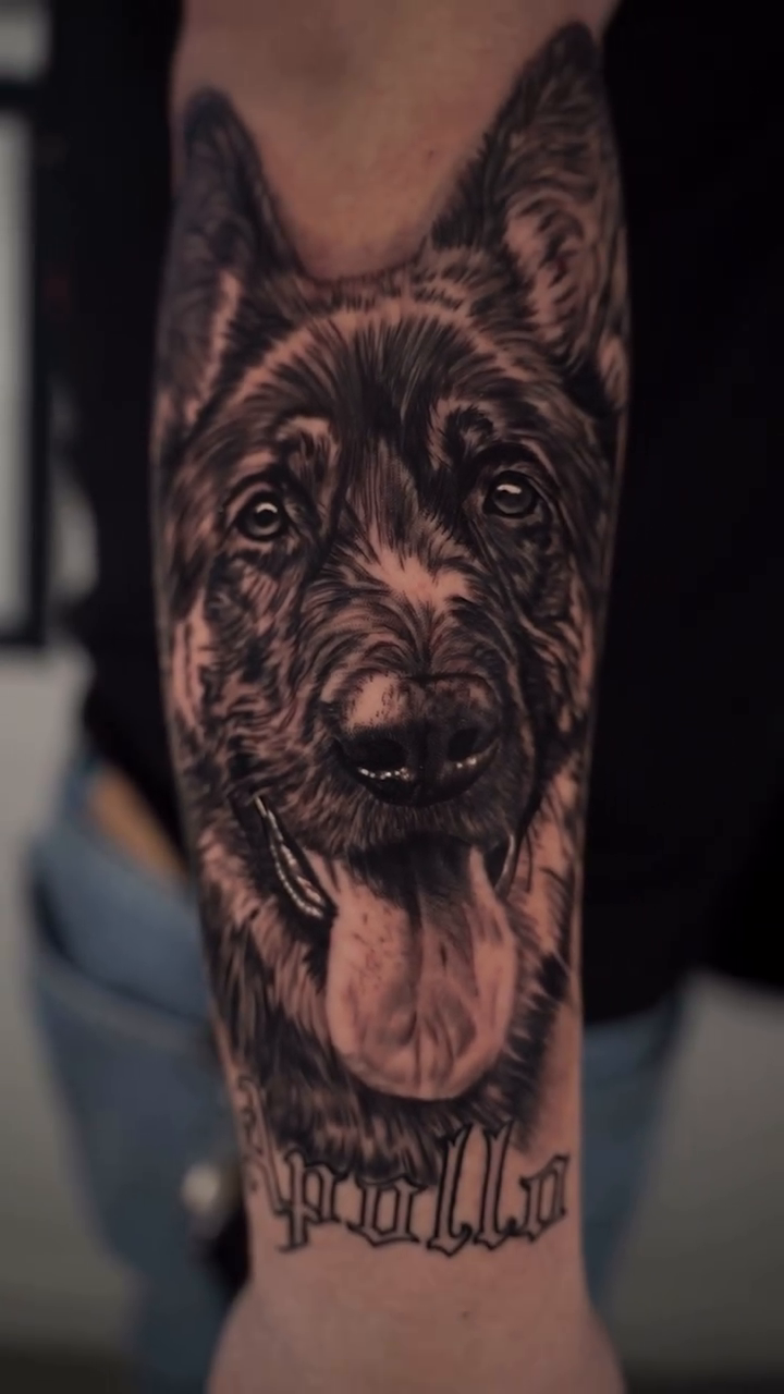 Tattoo by @travtatts โ realism, black_and_grey