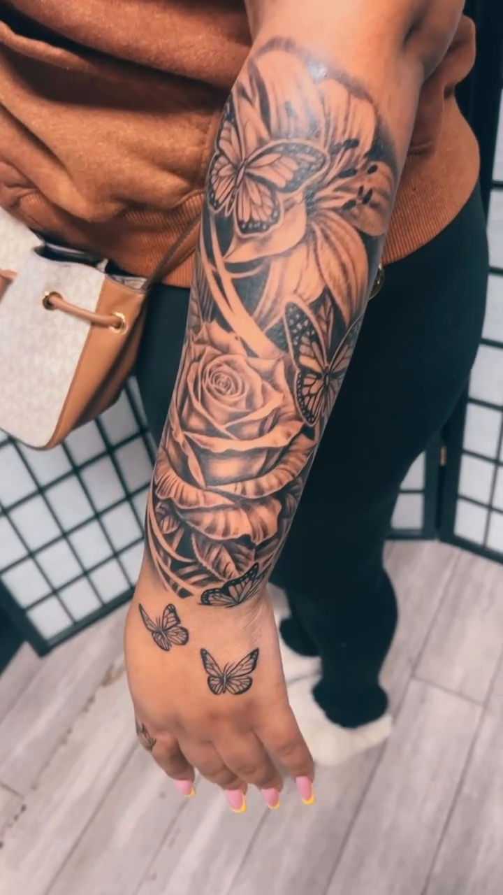 Tattoo by @mk.tattin — black_and_grey, realism