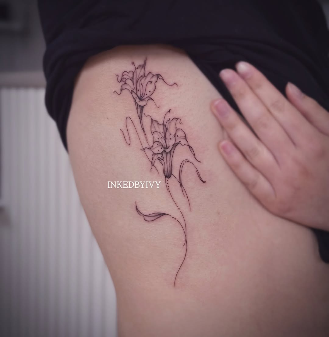 Tattoo by @inkedbyivy — fine_line, illustrative