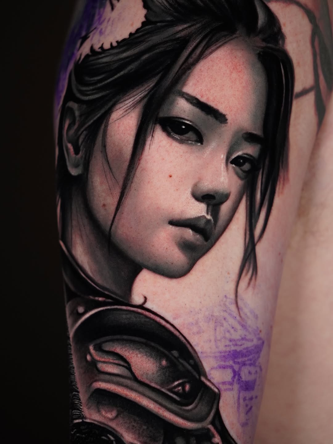 Tattoo by @yeinstattoos — realism, black_and_grey