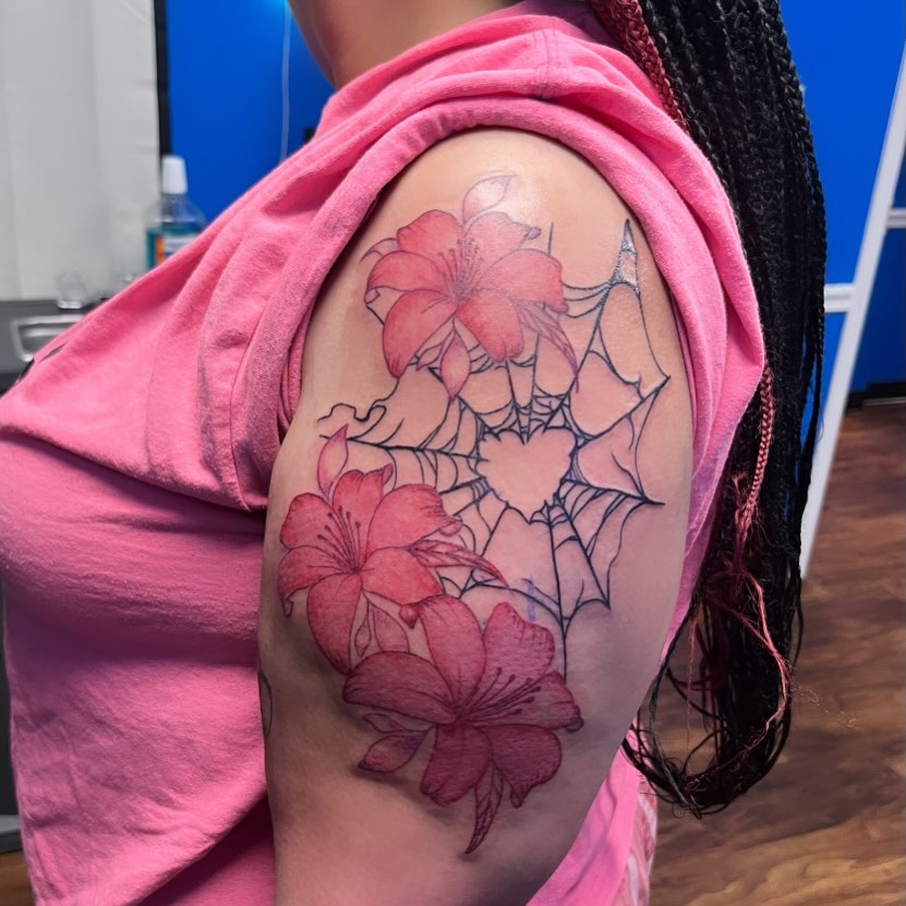 Tattoo by @charlotte.monae — illustrative, black_and_grey