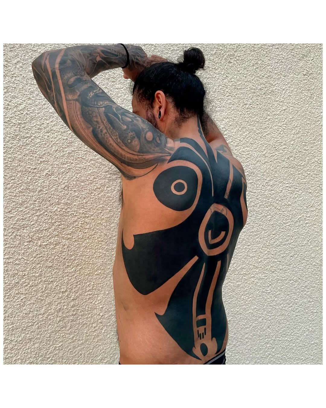 Tattoo by @nate.the.knife — blackwork, geometric